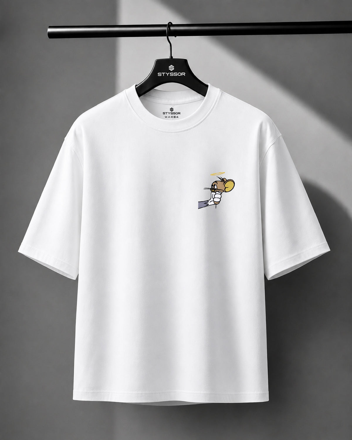 Jerry Embroidery Anime Oversized T-Shirt