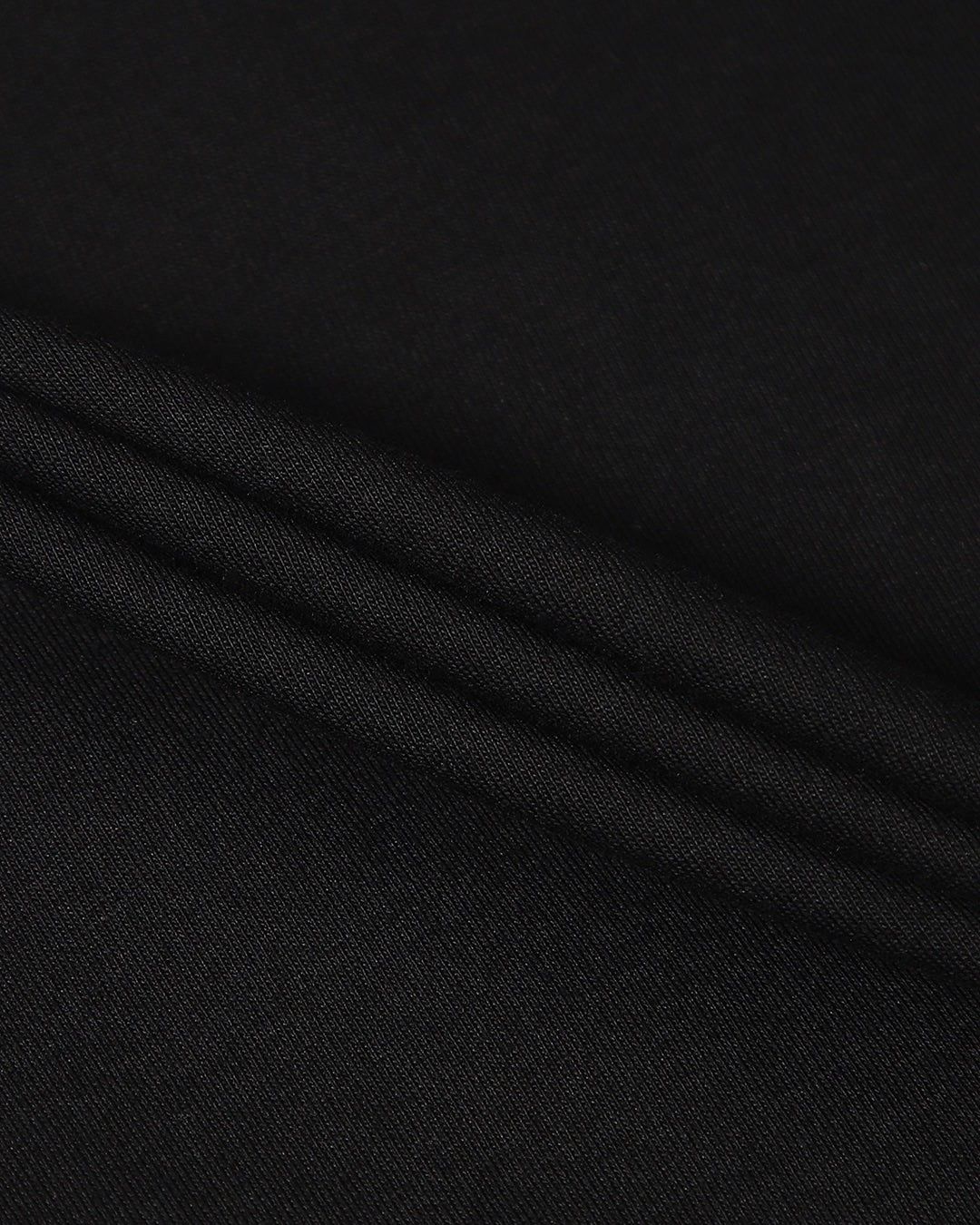 Black Oversized Round Neck T-shirt