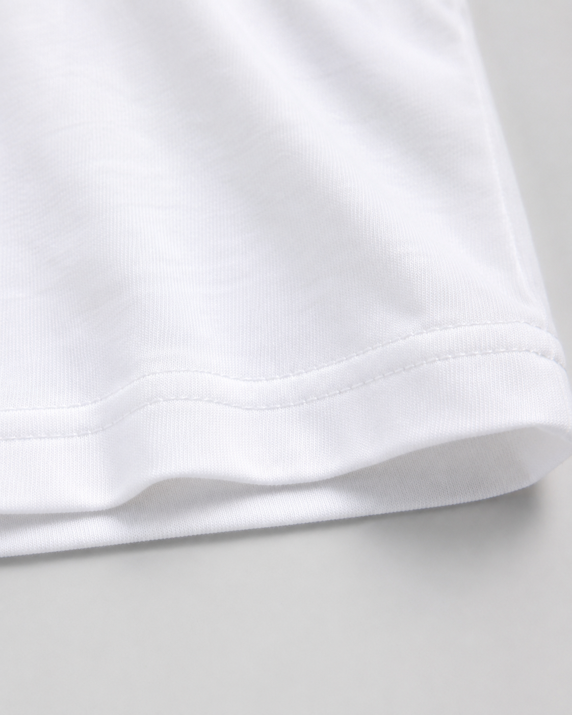 White Cotton Plain T-Shirt