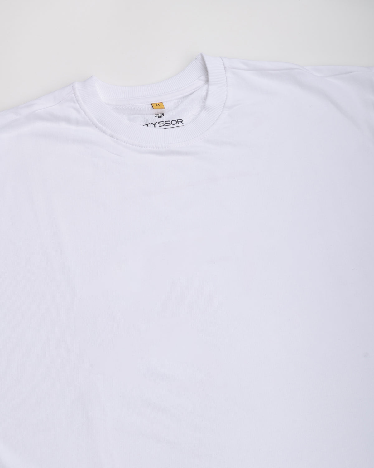 White Oversized Round Neck T-shirt