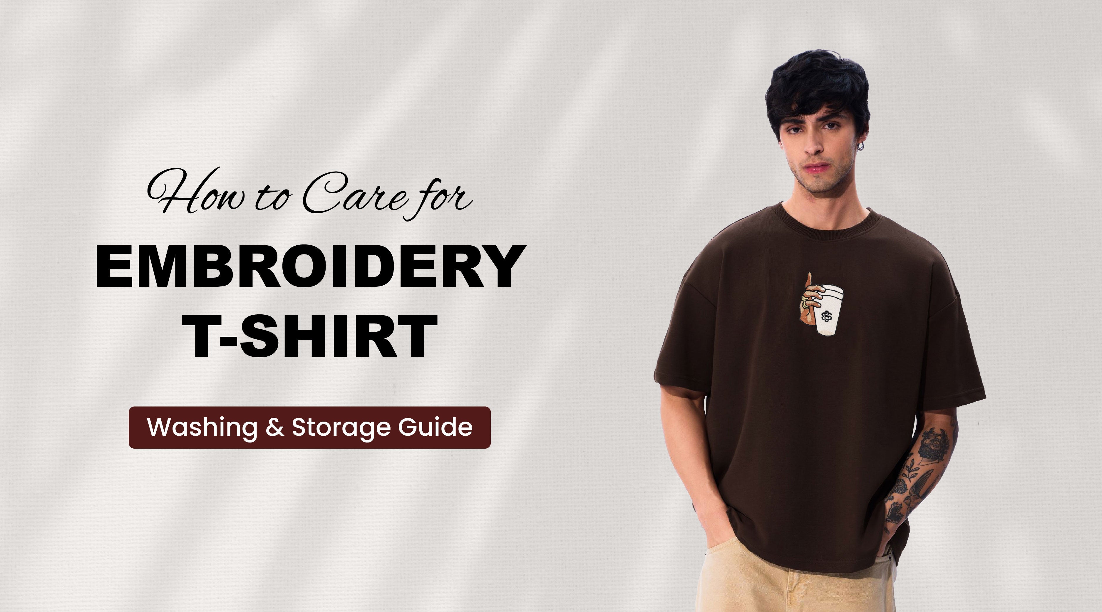 How to Care for Embroidery T-Shirts: Washing & Storage Guide