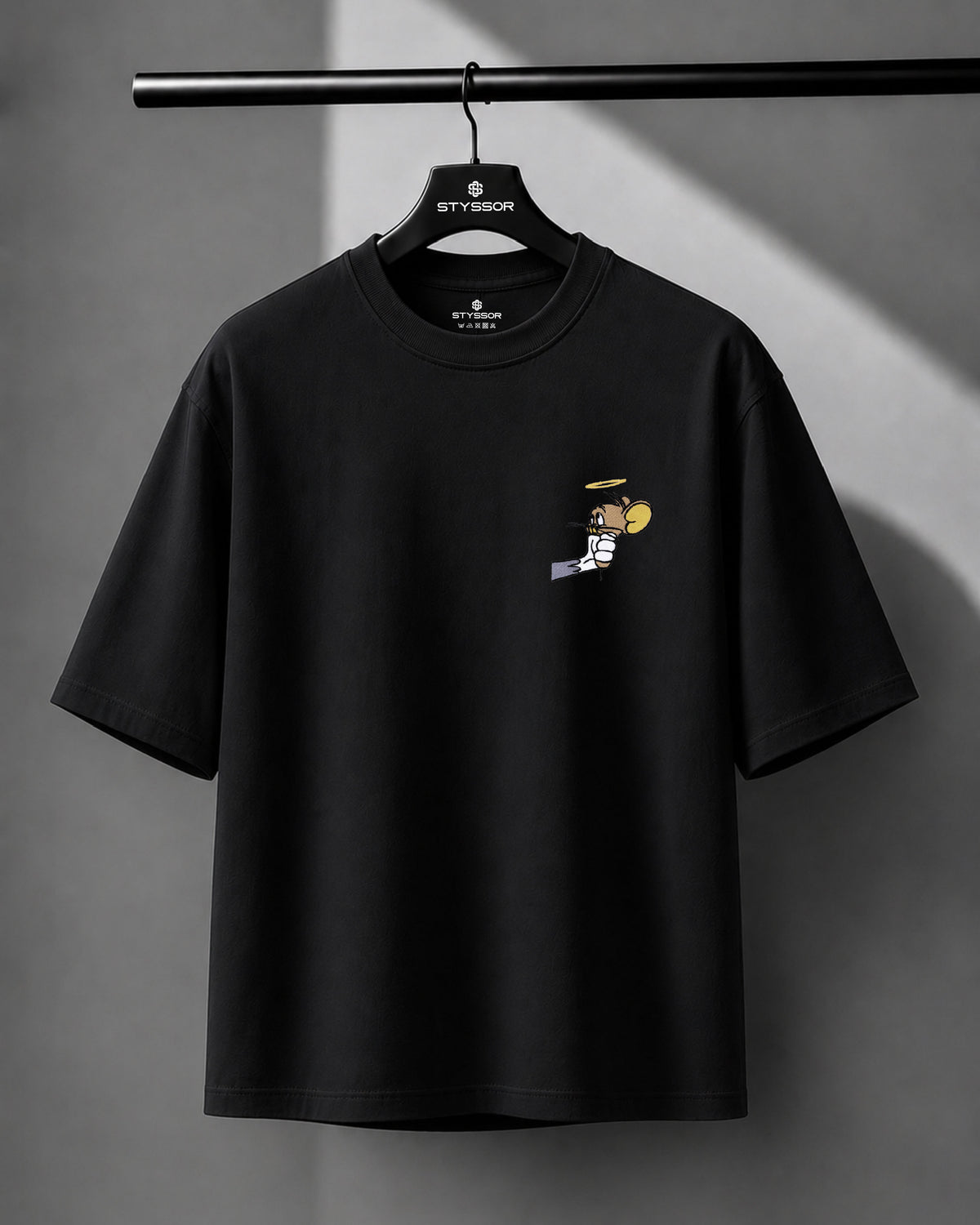 Jerry Embroidery Anime Oversized T-Shirt