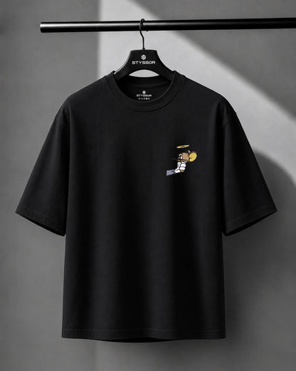 Jerry Embroidery Anime Oversized T-Shirt