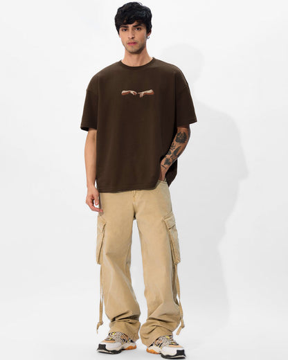 Creation of Adam Embroidered Oversized T-Shirt
