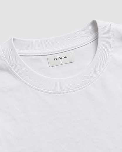 White Cotton Plain T-Shirt