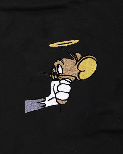 Jerry Embroidery Anime Oversized T-Shirt