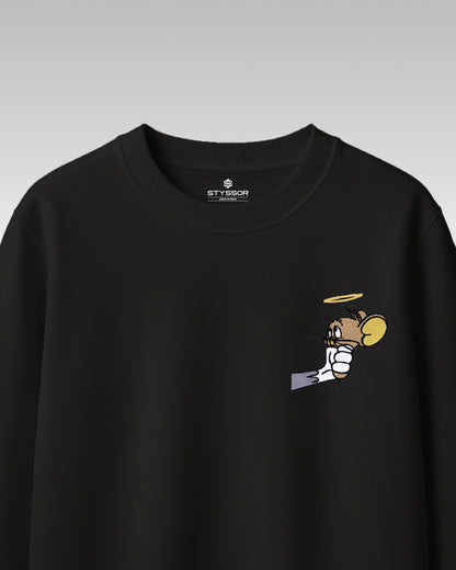 Jerry Embroidery Anime Oversized T-Shirt