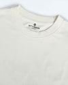 Off White Oversized Round Neck T-shirt