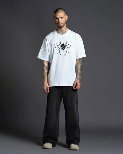 buy Phantom Troupe Embroidery White Oversized T-Shirt