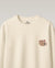 Sloth Wildlife Embroidery Oversized Off-White T-Shirt