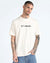 Styssor Men Off White Premium Embroidery Oversized T-Shirt